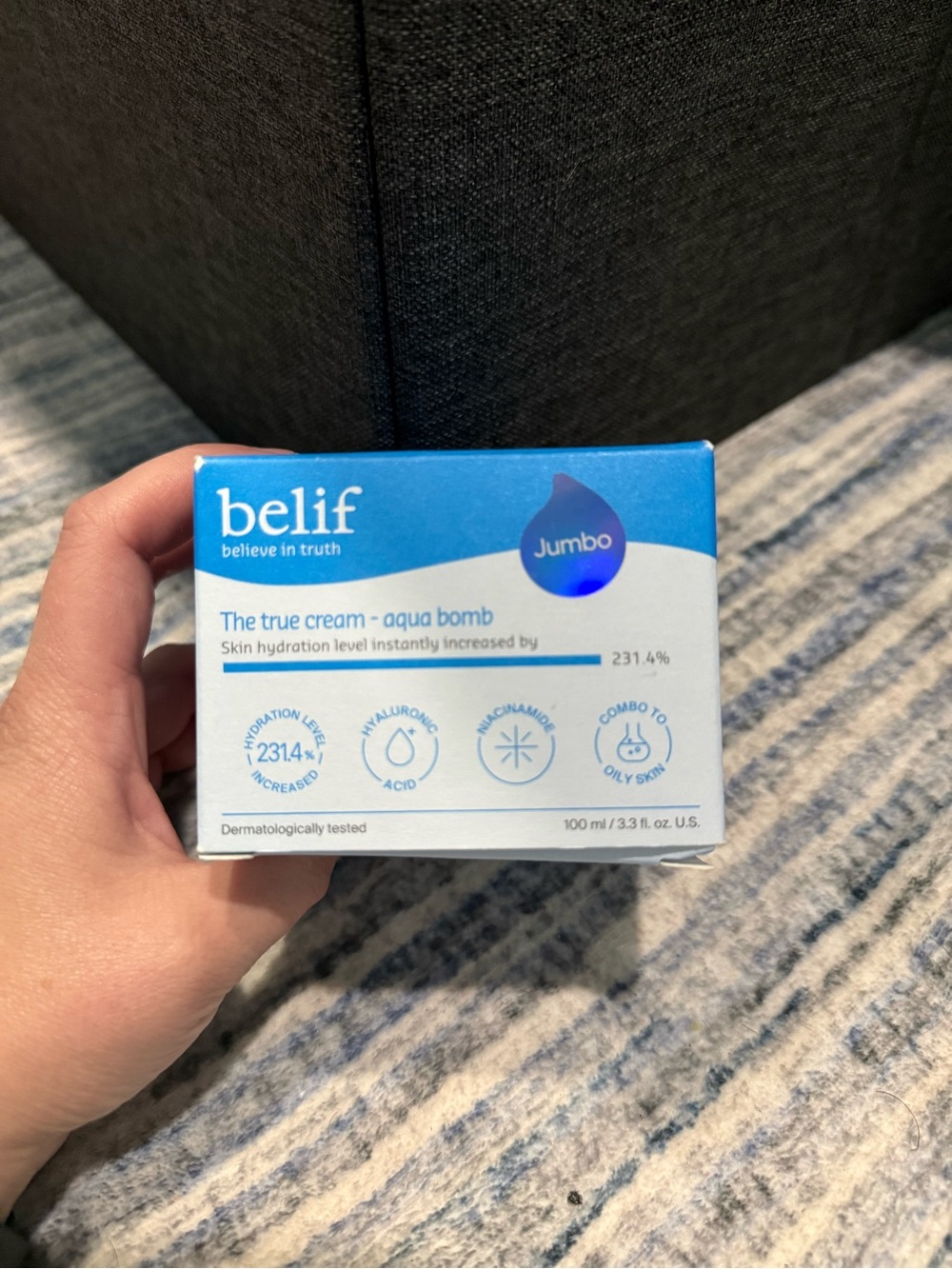 belif Aqua Bomb Hydrating Moisturizer — Blue